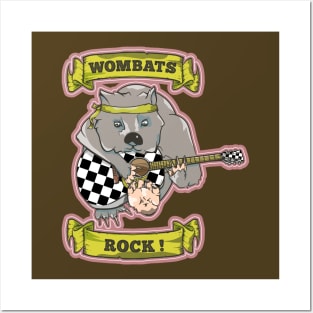 Wombat Australian Music Posters and Art